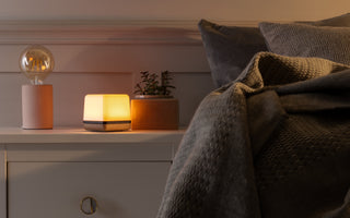 Luma³ Premium running Sleep Ritual mode, designed to help relax before bed and improve sleep